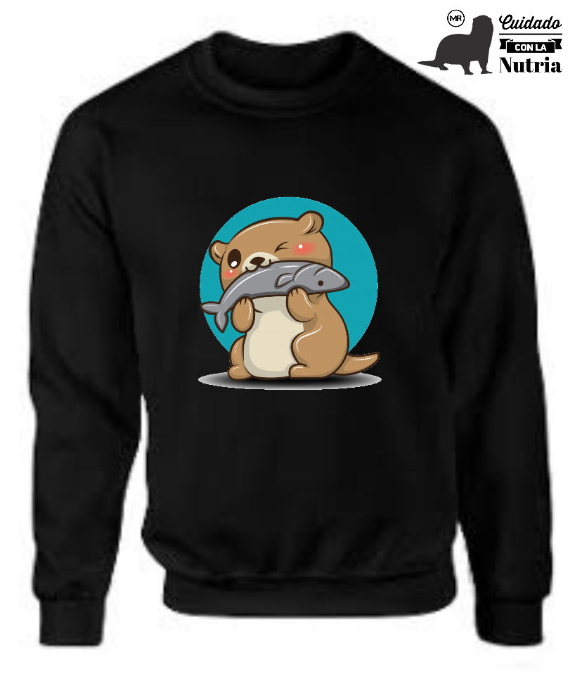 Miniatura: Sudadera Cuidado con La Nutria
