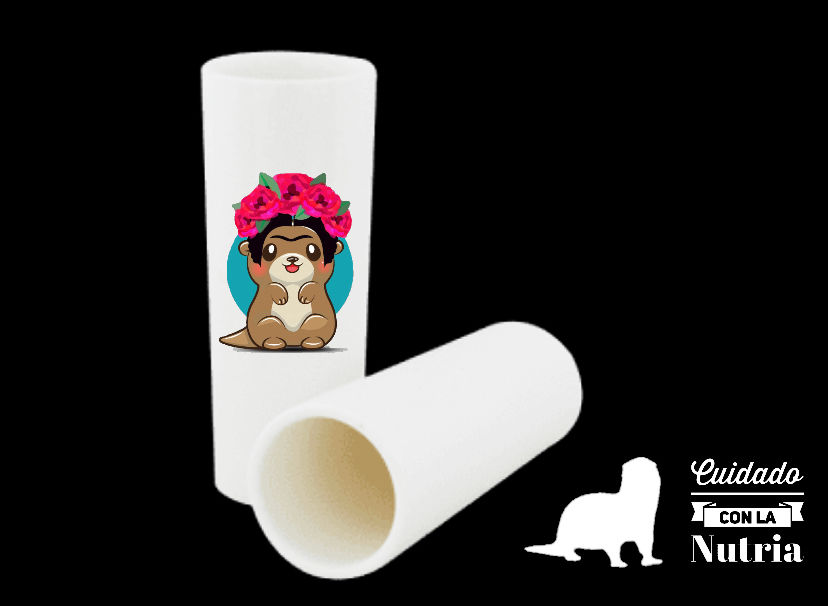 Miniatura: Tequilero de Cerámica Cuidado con La Nutria