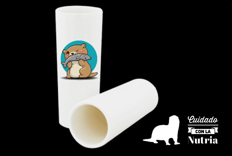 Miniatura: Tequilero de Cerámica Cuidado con La Nutria