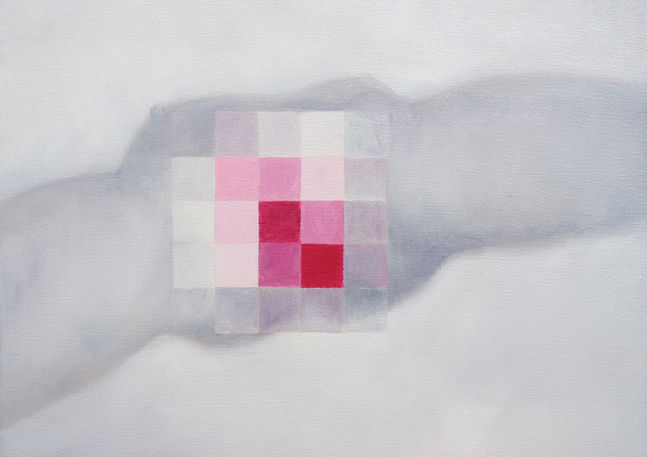 2014 No.2, oil on canvas.