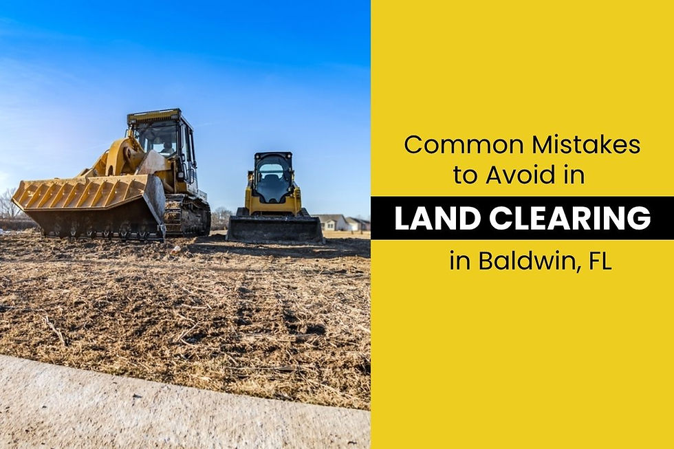 What Are the Common Mistakes to Avoid in Land Clearing in Baldwin, FL?