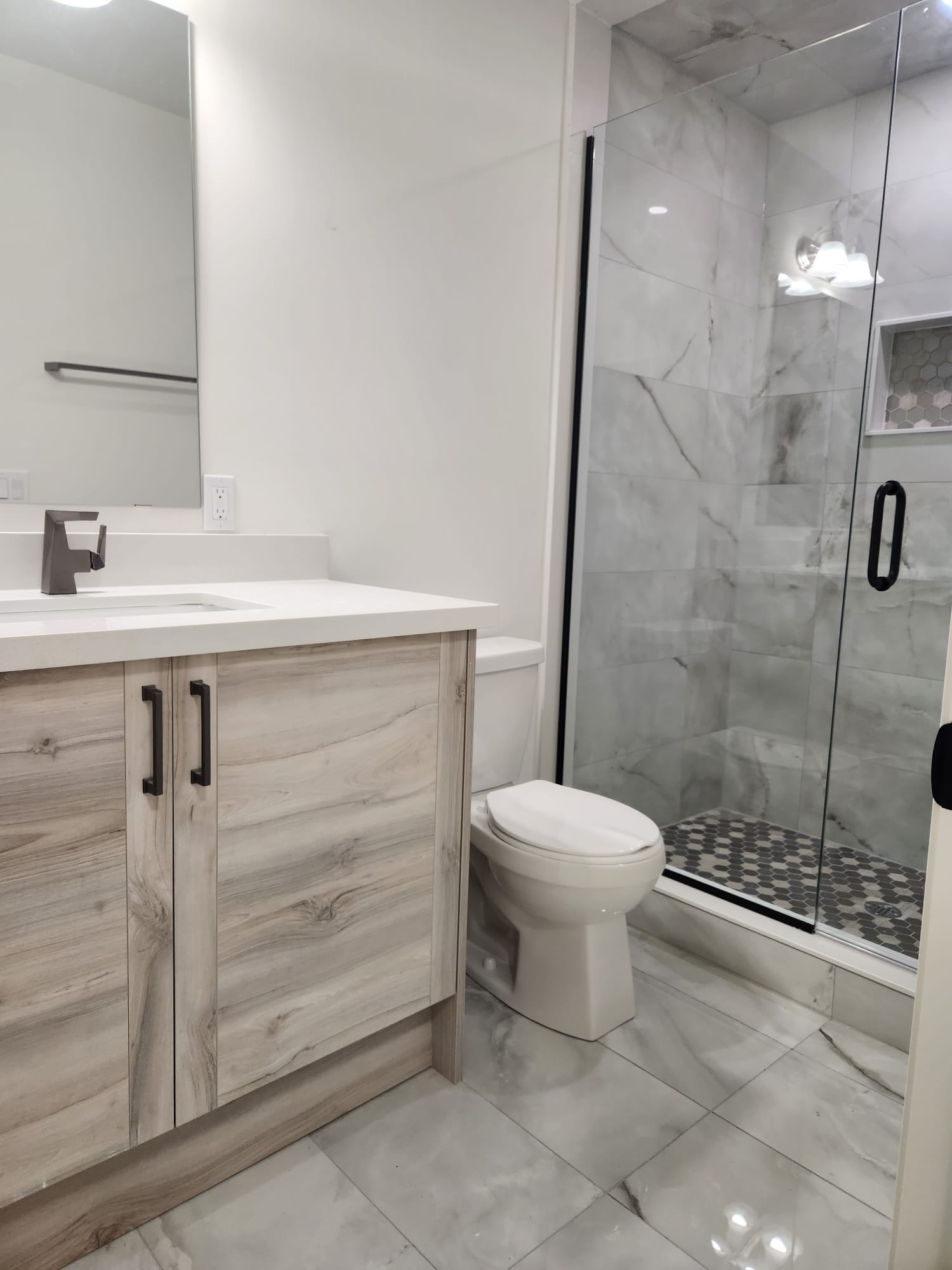 Occupancy ensuite bathroom in a Sakmet Developments townhome
