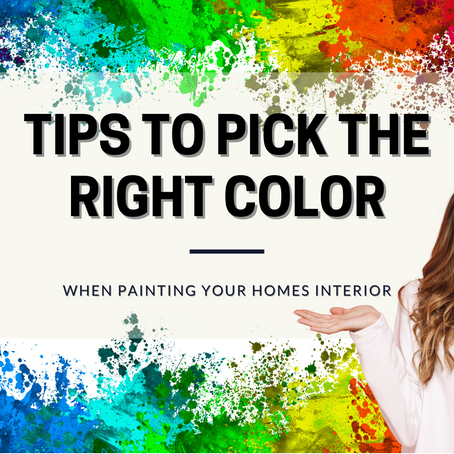 How To Pick The Right Interior Paint Color