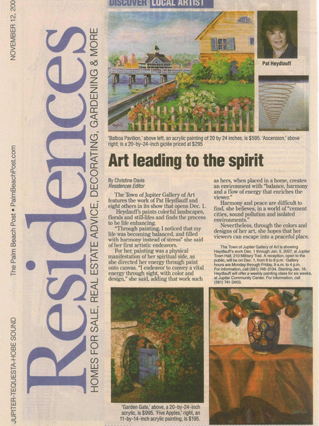 Featured in The Palm Beach Post