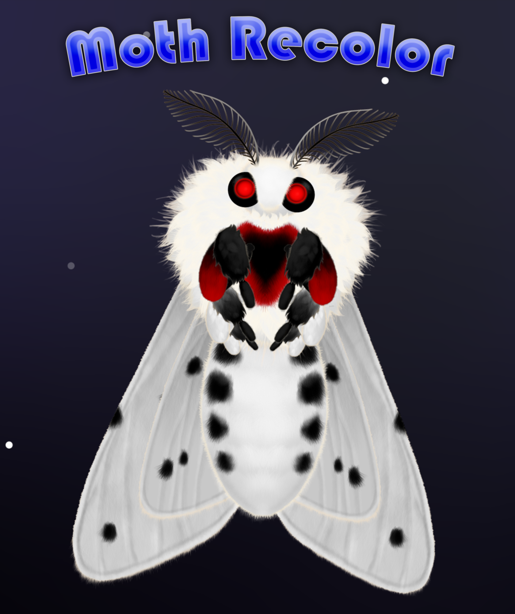 Vestal Tiger Moth Vtube - Recolor