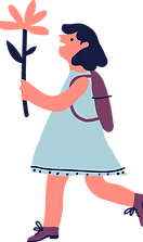 Girl with Flower