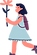 Girl with Flower