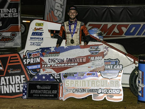 Garrett Gets First Career Sprint Win at LPS Sprintacular