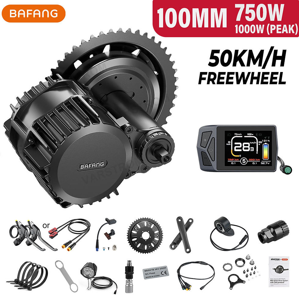 Kit conversión de bicicleta eléctrica de accionamiento medio - 100MM [Bafang]