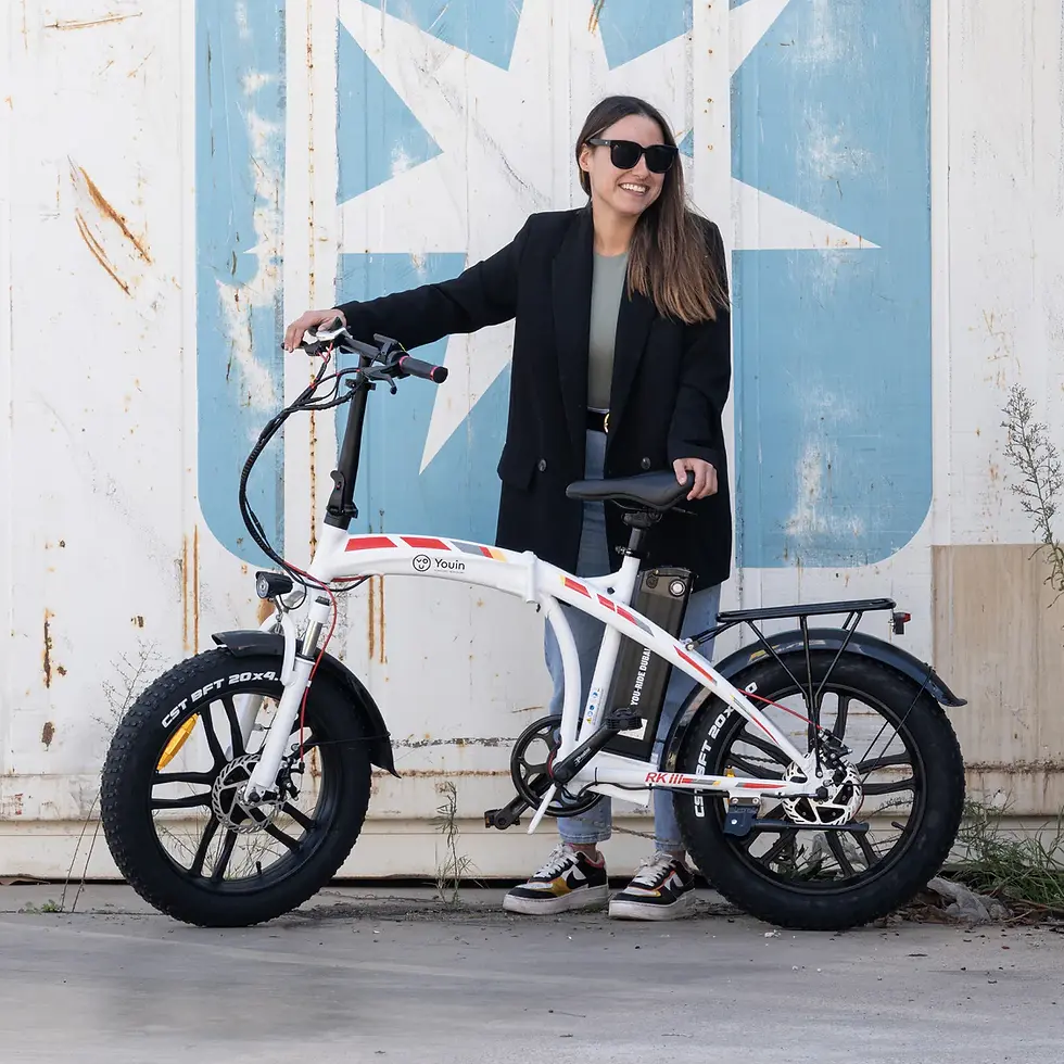 Miniatura: Bicicleta eléctrica Youin Dubai Color Blanco