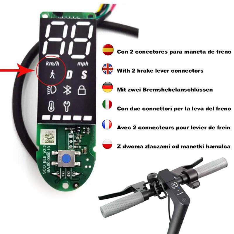 Miniatura: Display con dos conectores de freno para Xiaomi 1S, Essential y Pro2