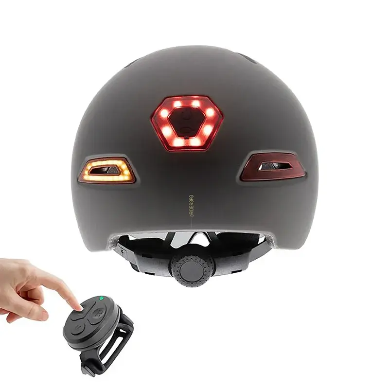 Miniatura: Casco VELIO Sport - Negro - Intermitentes + Lente