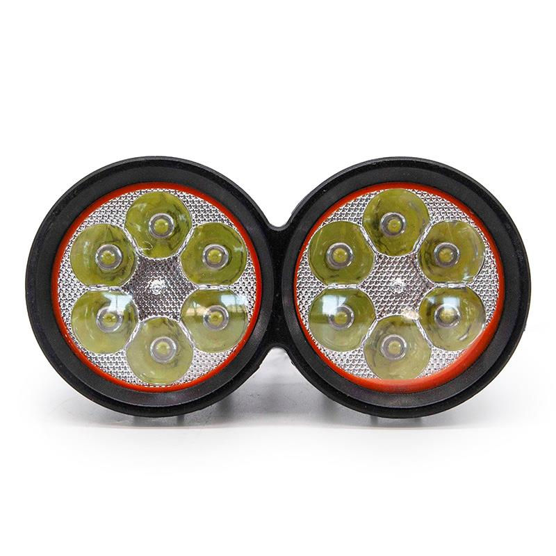 Miniatura: Luz frontal con doble foco 12-80V 6W Kaabo Wolf Warrior 11 [Kaabo]