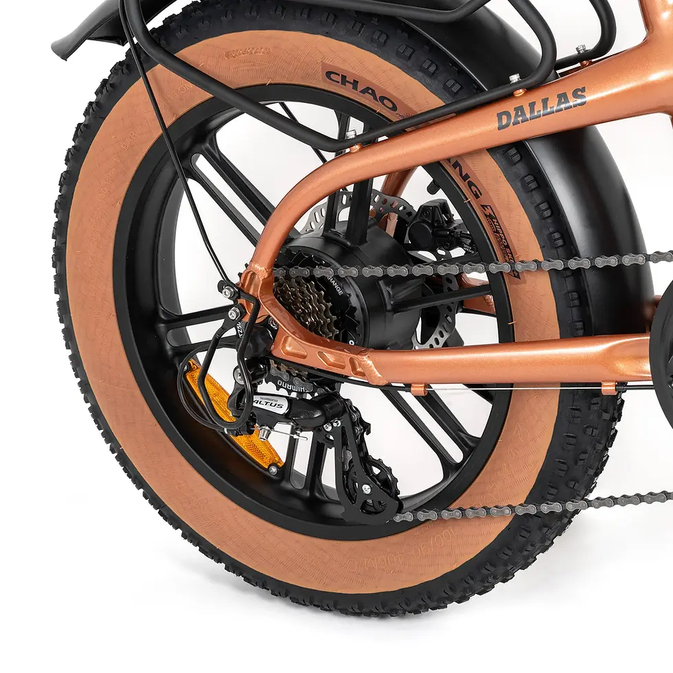 Miniatura: Bicicleta eléctrica Fat Bike plegable Youin Dallas