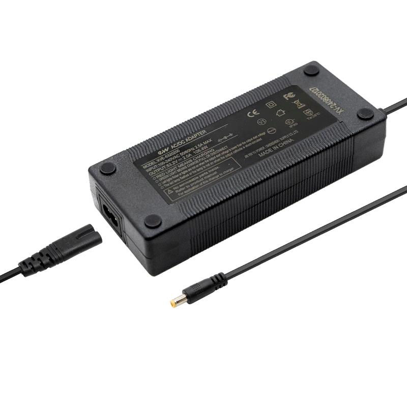 Miniatura: Cargador premium 48V (salida 54,6v) 2A conector DC 5,5x2,1mm