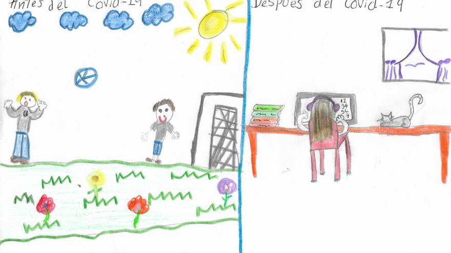 Antonia Rendón, niña colombiana de 6 años. Imagen publicada en ElDiario.es