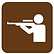 brown icon indicating hunters could be present