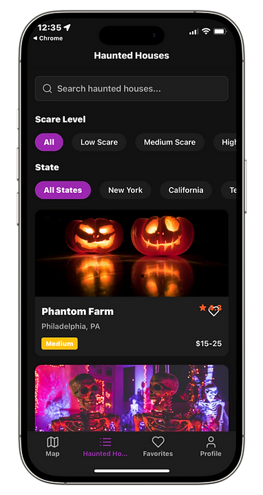 Haunted listings