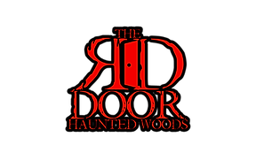 The Red Door Haunted Woods Logo