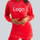 Thumbnail: Smooth Velour Hoodie Tunic