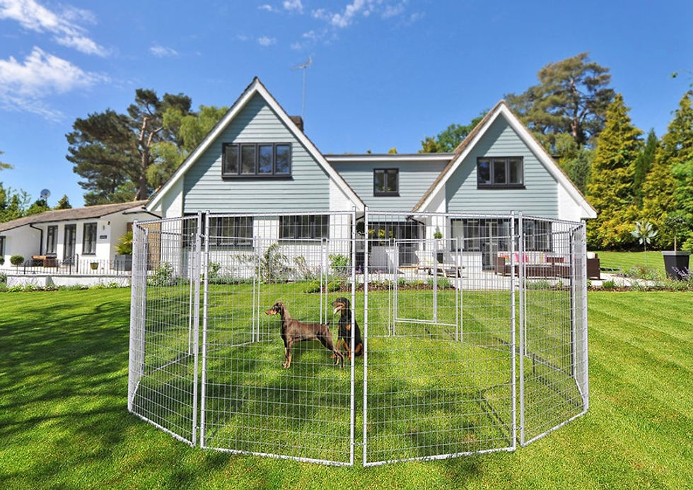 Miniatyrbilde: Hundegård Flexy Flexygård 19 m²
