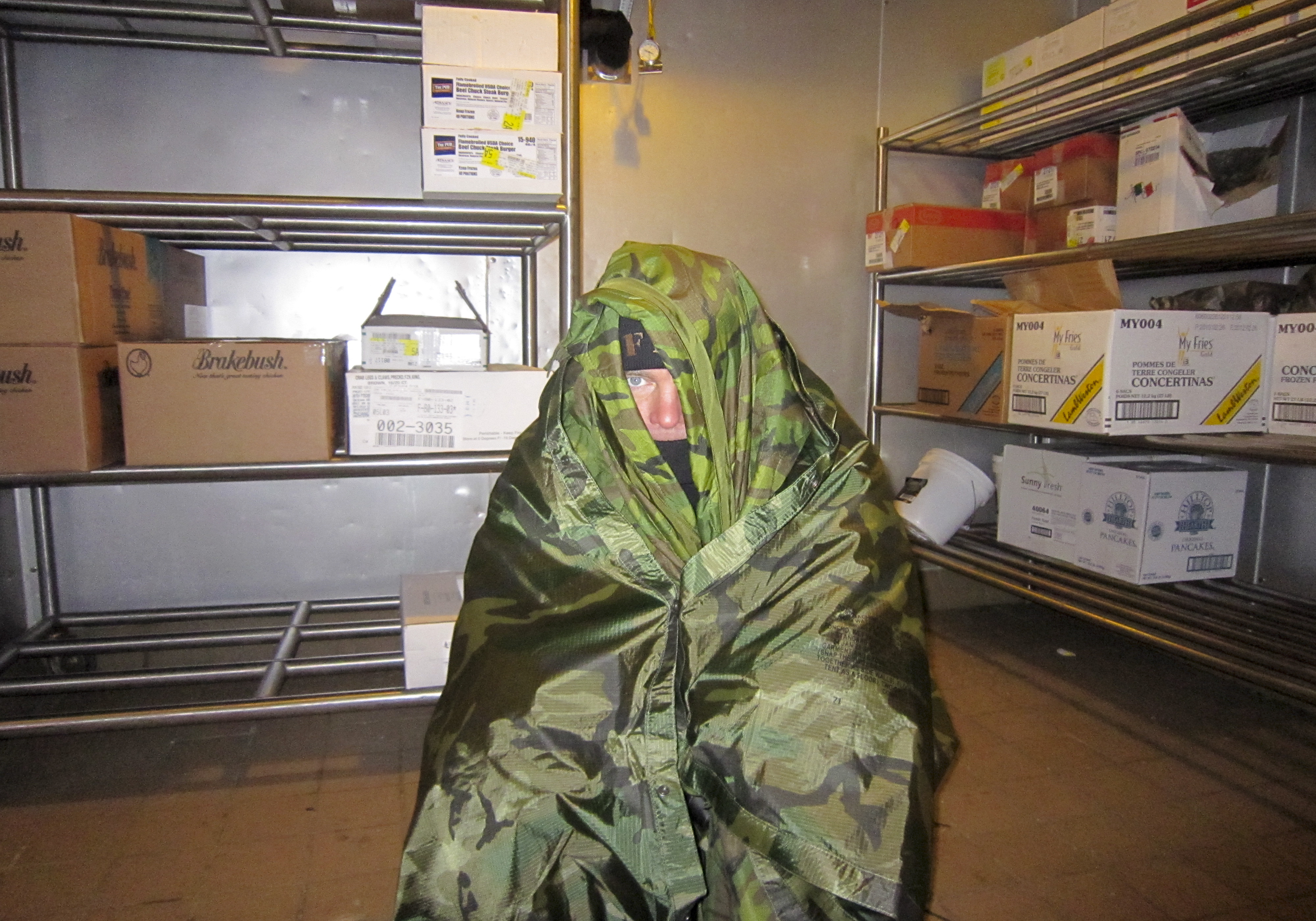 Testing in a freezer