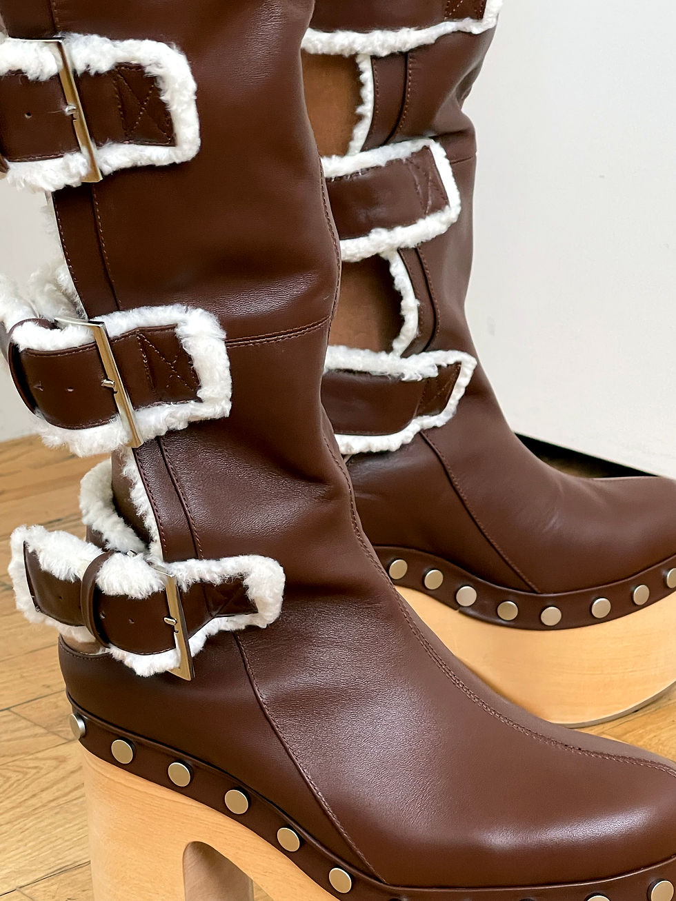 Thumbnail: THE DYLAN MEKHI CLOG BOOT - faun
