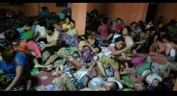 Arakanese people in IDps camp