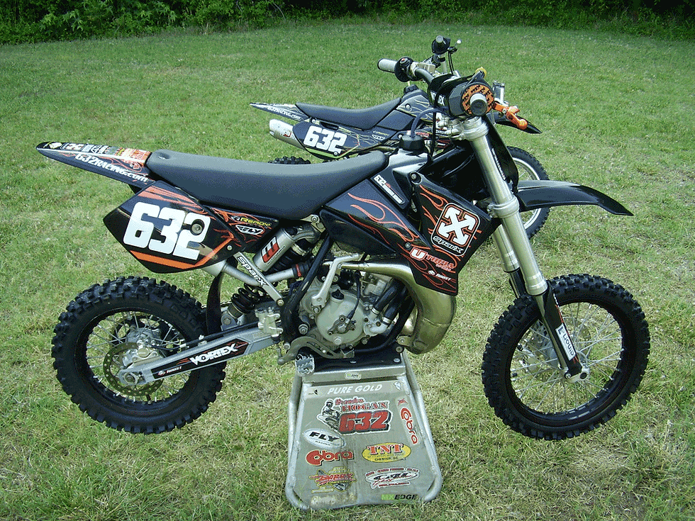 My STOCK KTM65 blacked out