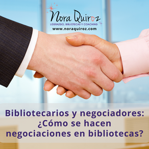 Bibliotecarios y negociadores: ¿Cómo se hacen negociaciones en bibliotecas?