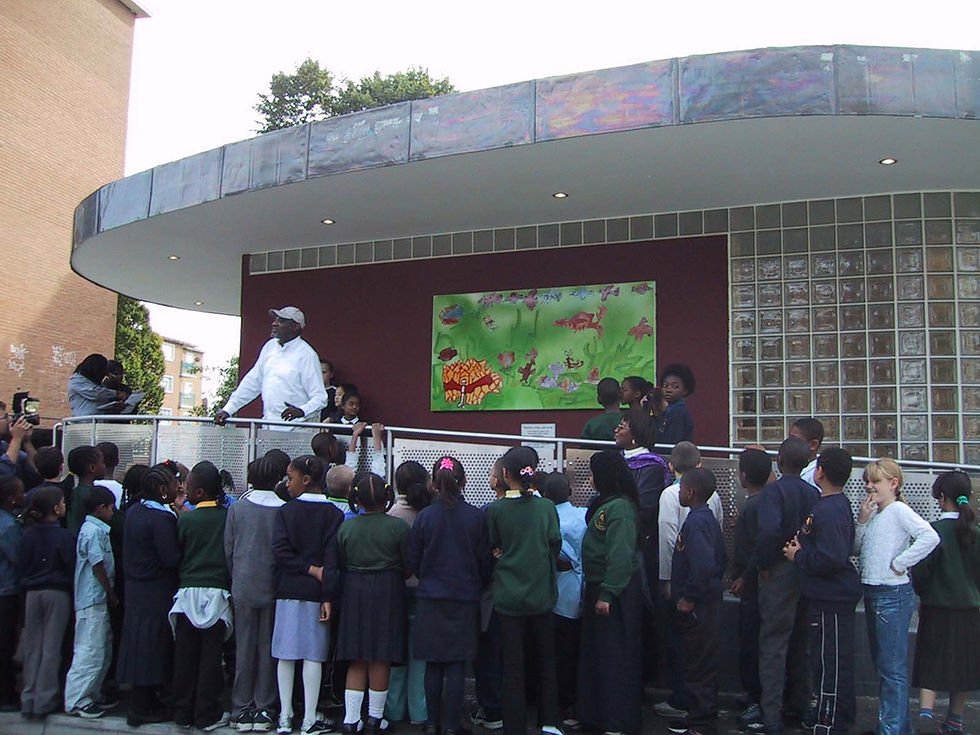 Phoenix Mural Opened by Darcus Howe