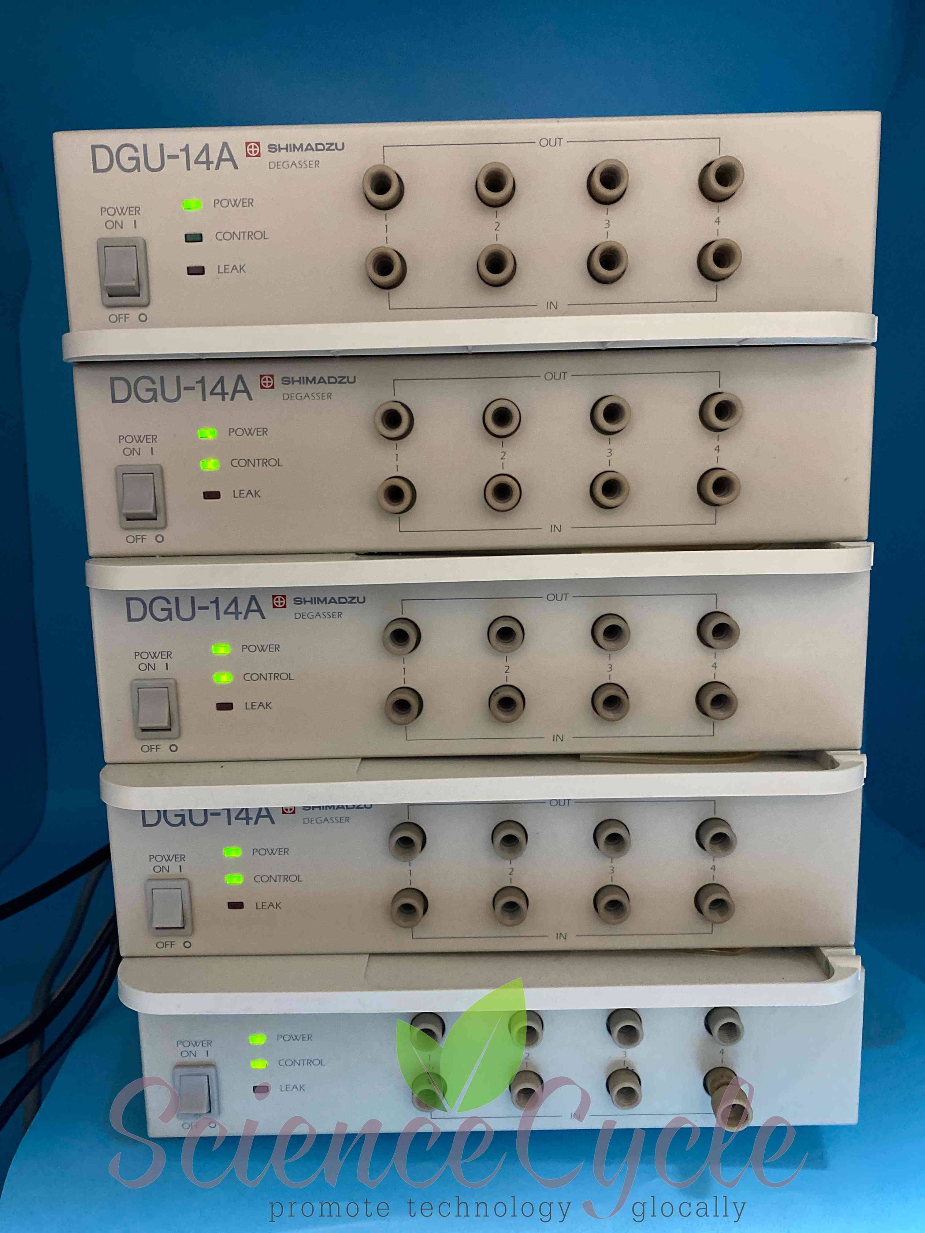 Shimadzu Set of DGU-14A Degassers (5p pcs)