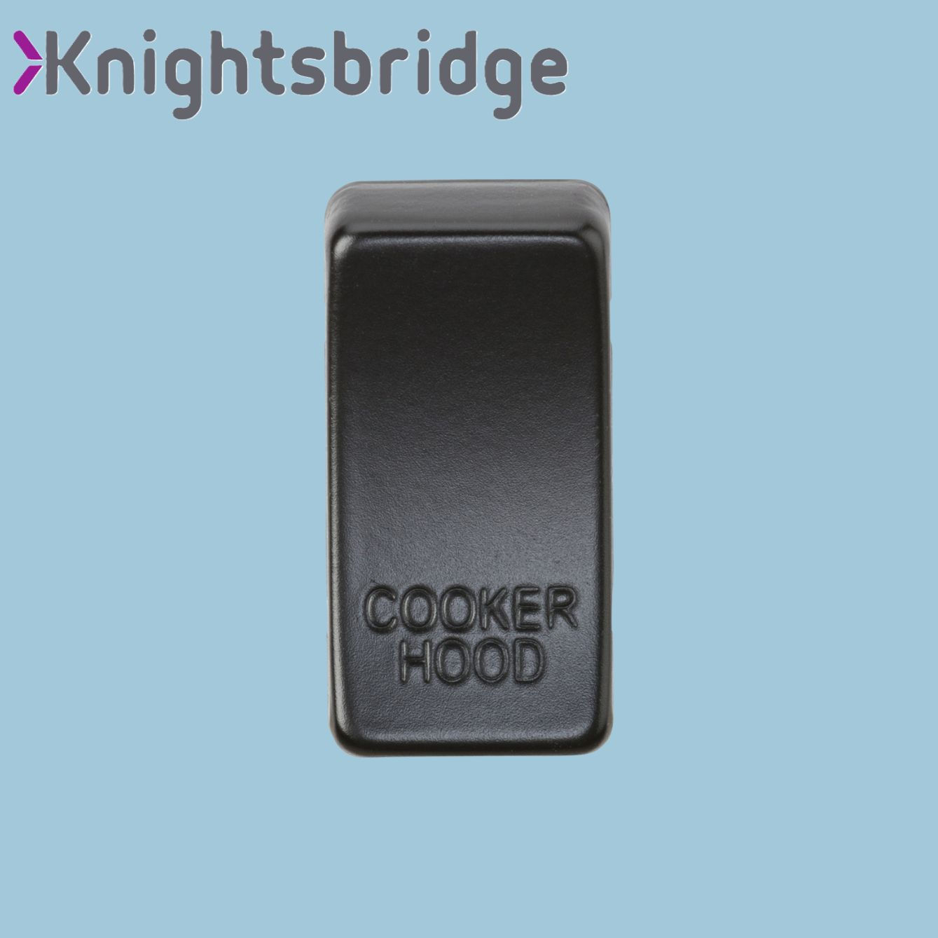 Knightsbridge - Engraved Rocker (Matt Black)