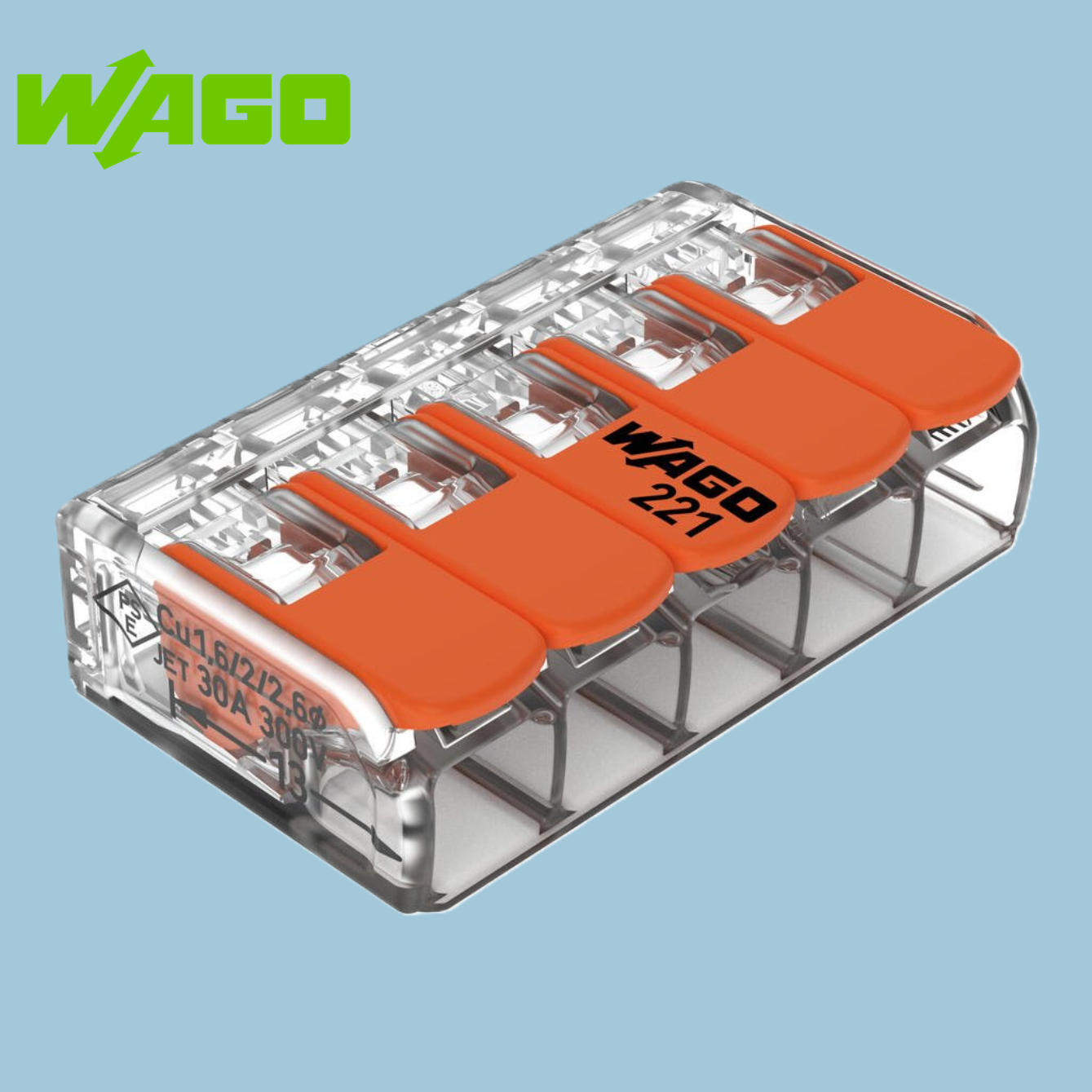Wago - 5W 6mm Lever Splice Connector (15)