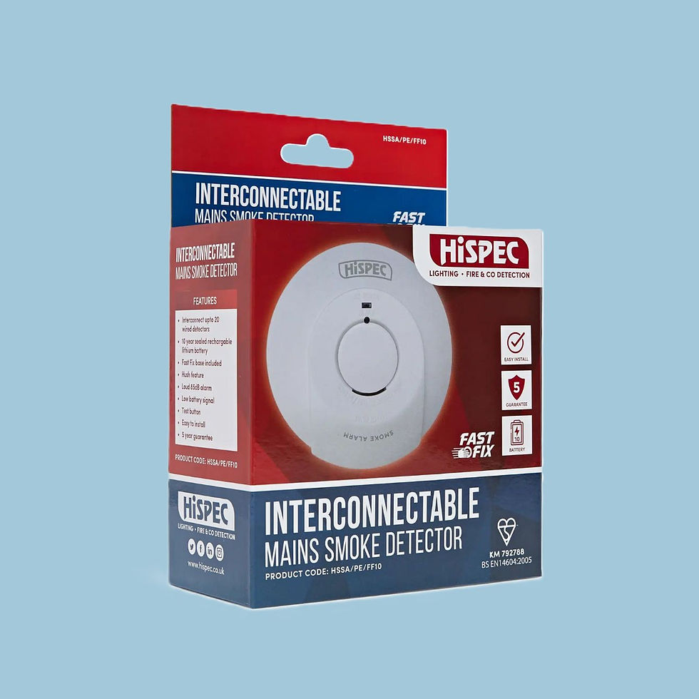 Thumbnail: Hispec - Mains Smoke Alarm (10 Year)