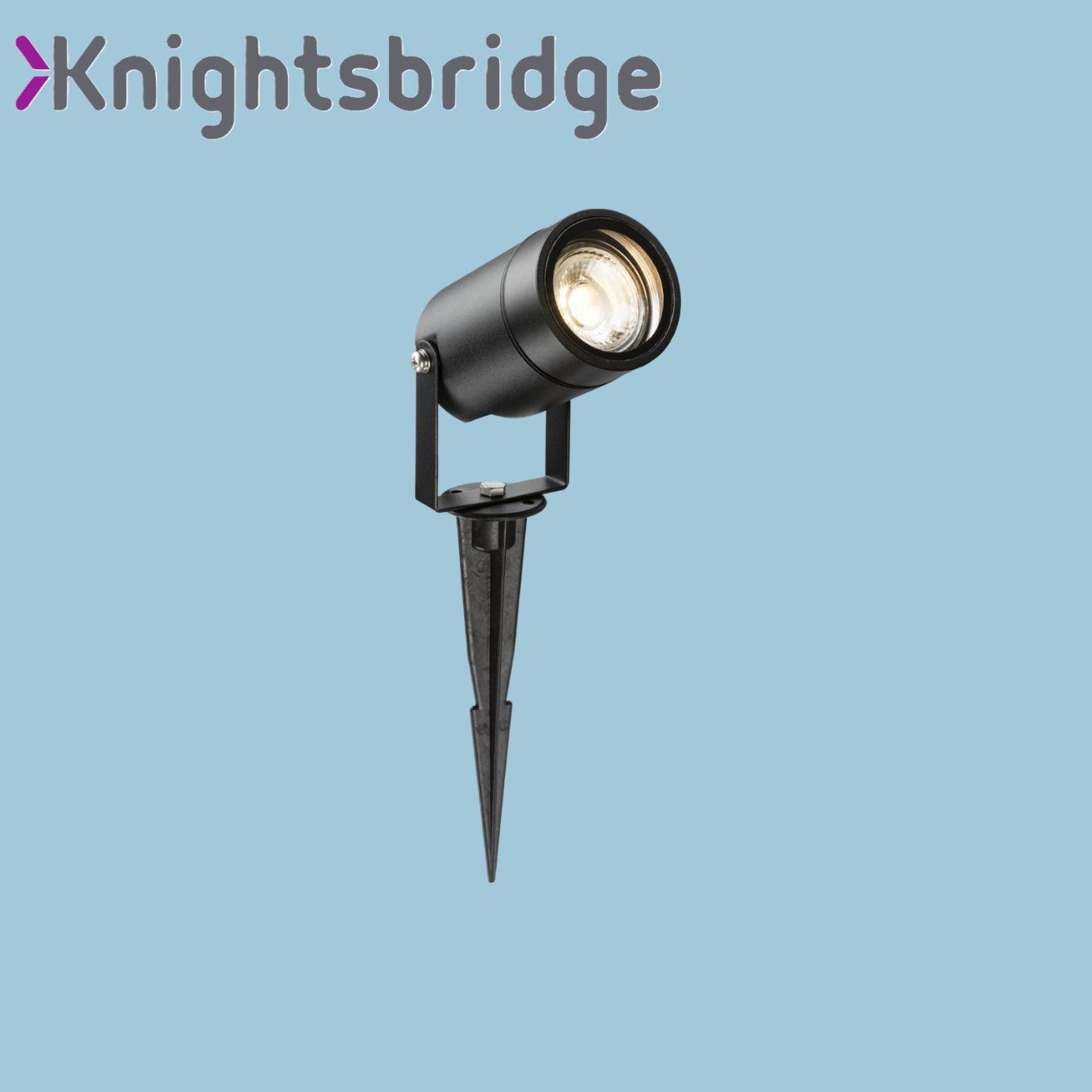 Knightsbridge - Spike Fitting GU10 (Black)