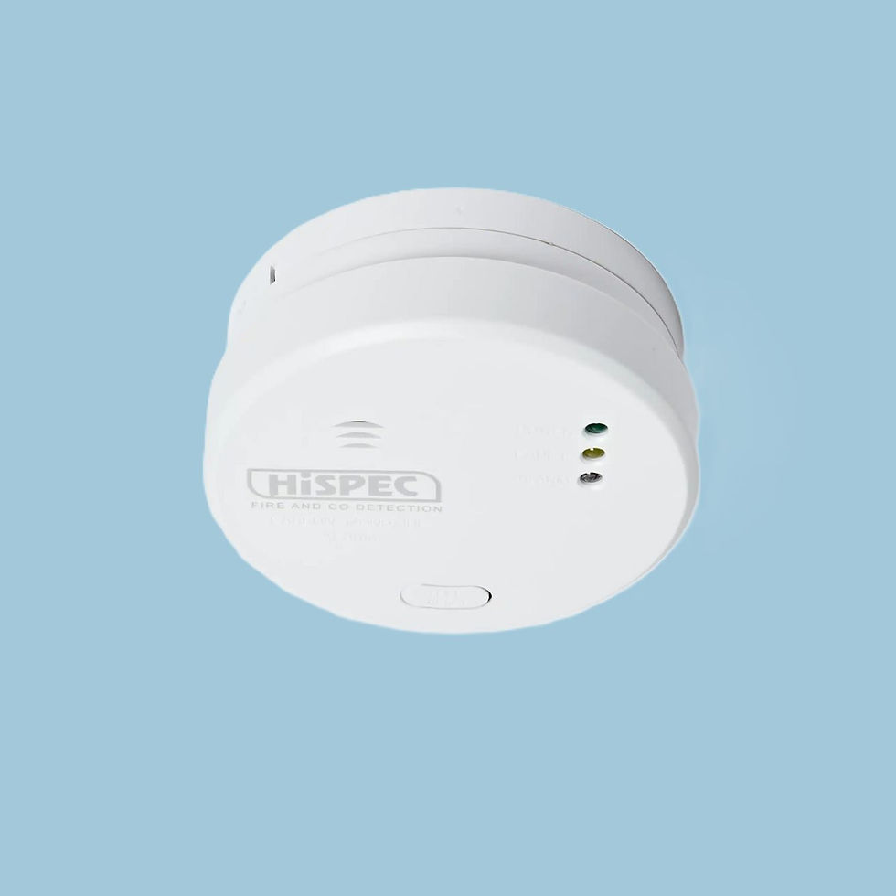 Thumbnail: Hispec - Mains Carbon Alarm 9v Interlinked