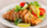 Salmon with veggies