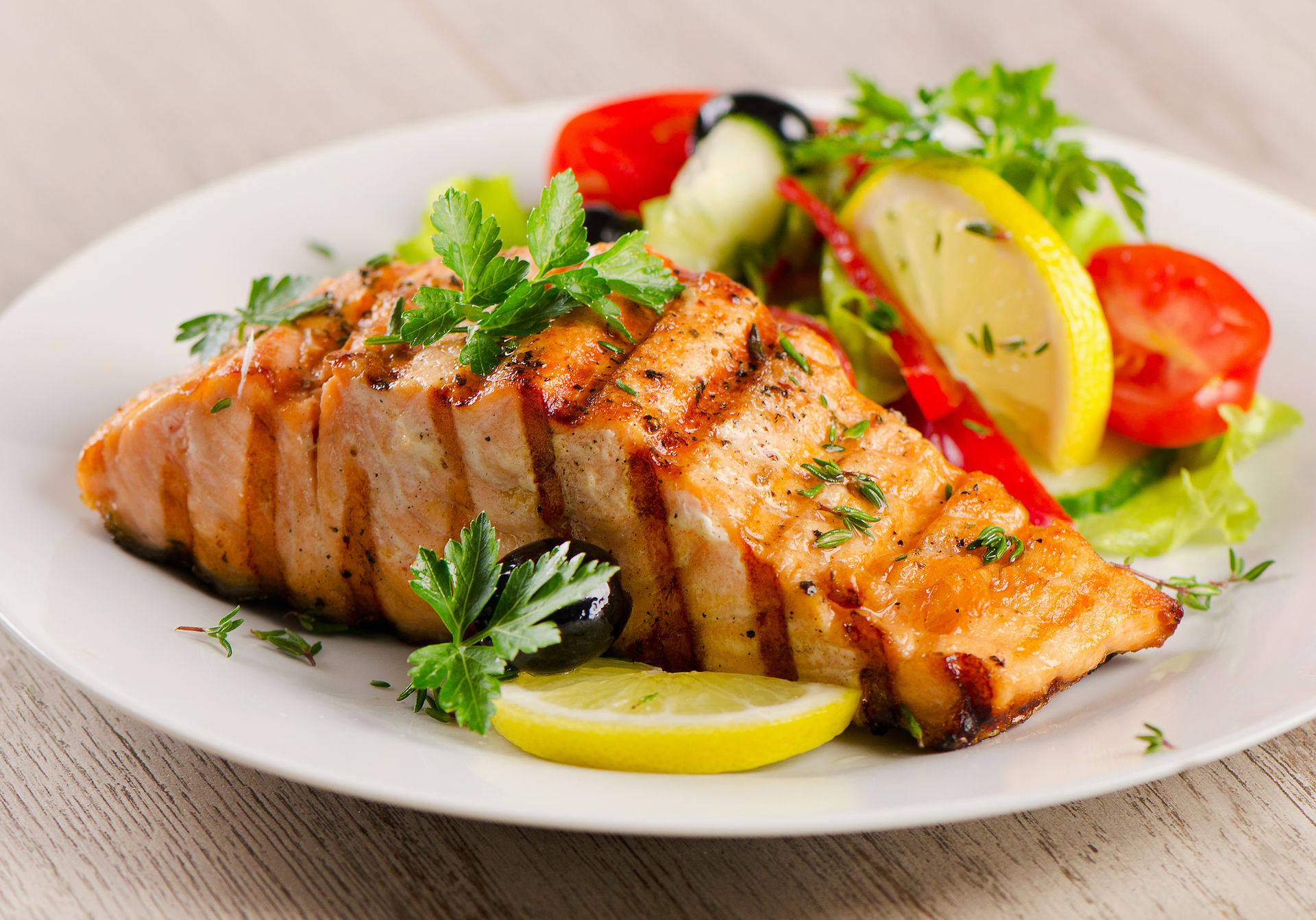 Salmon salad