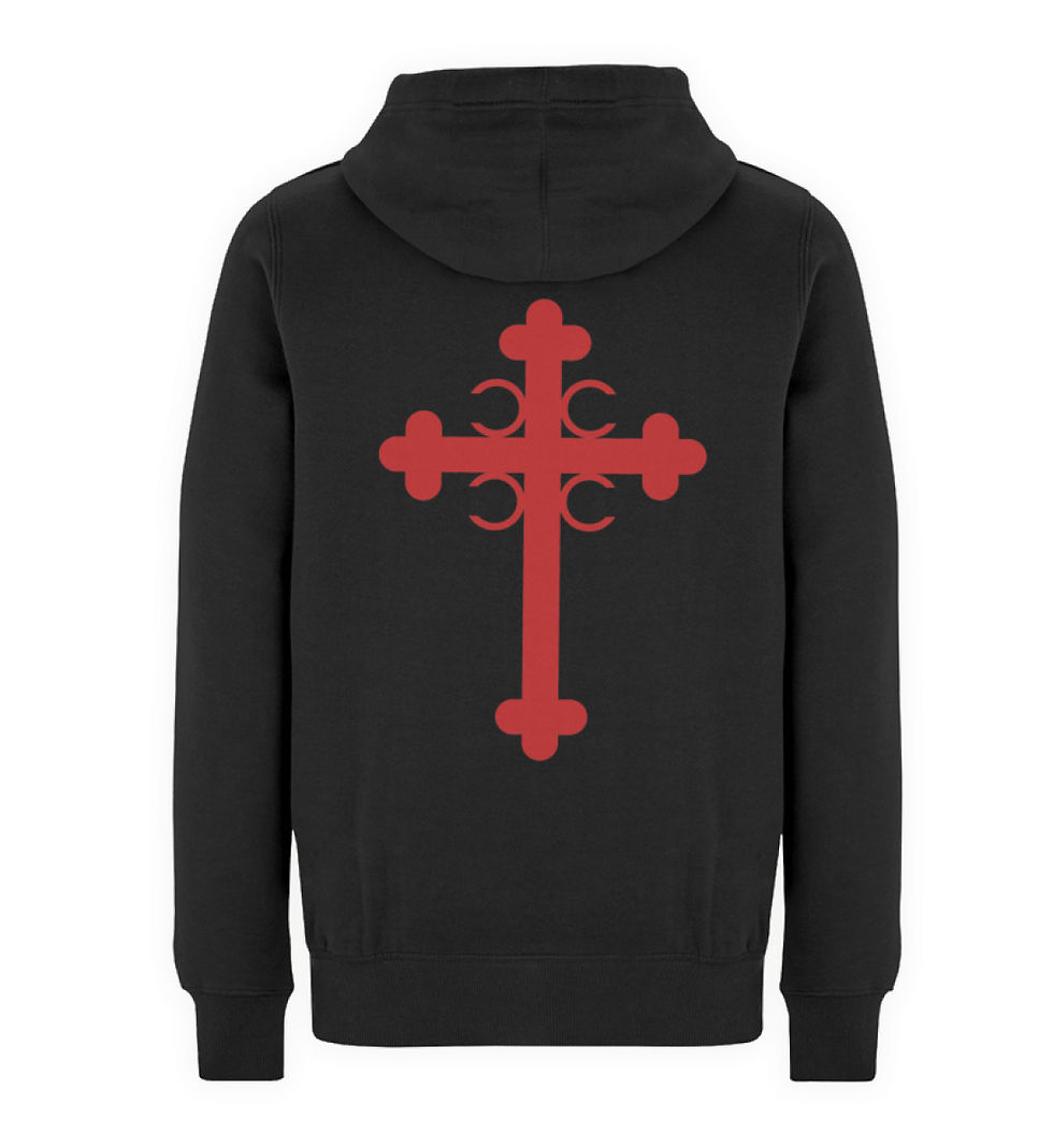 Miniaturbild: CCCC - Krst RED - Pravosavlje - Orthodox  - Unisex Premium Kapuzenpullover 