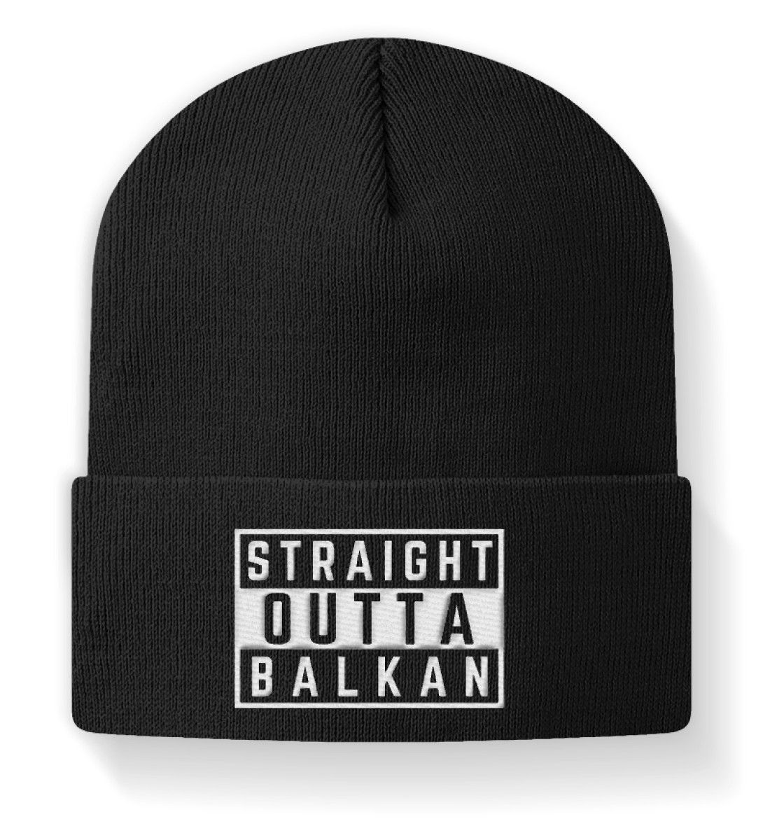 STRAIGHT OUTTA BALKAN - BLACK - Beanie