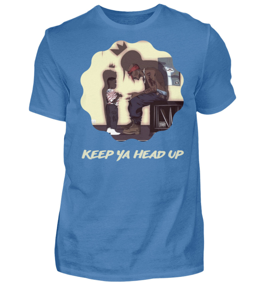 Father & Son - KINGZ - KeepYaHeadUp  - Herren Premiumshirt 