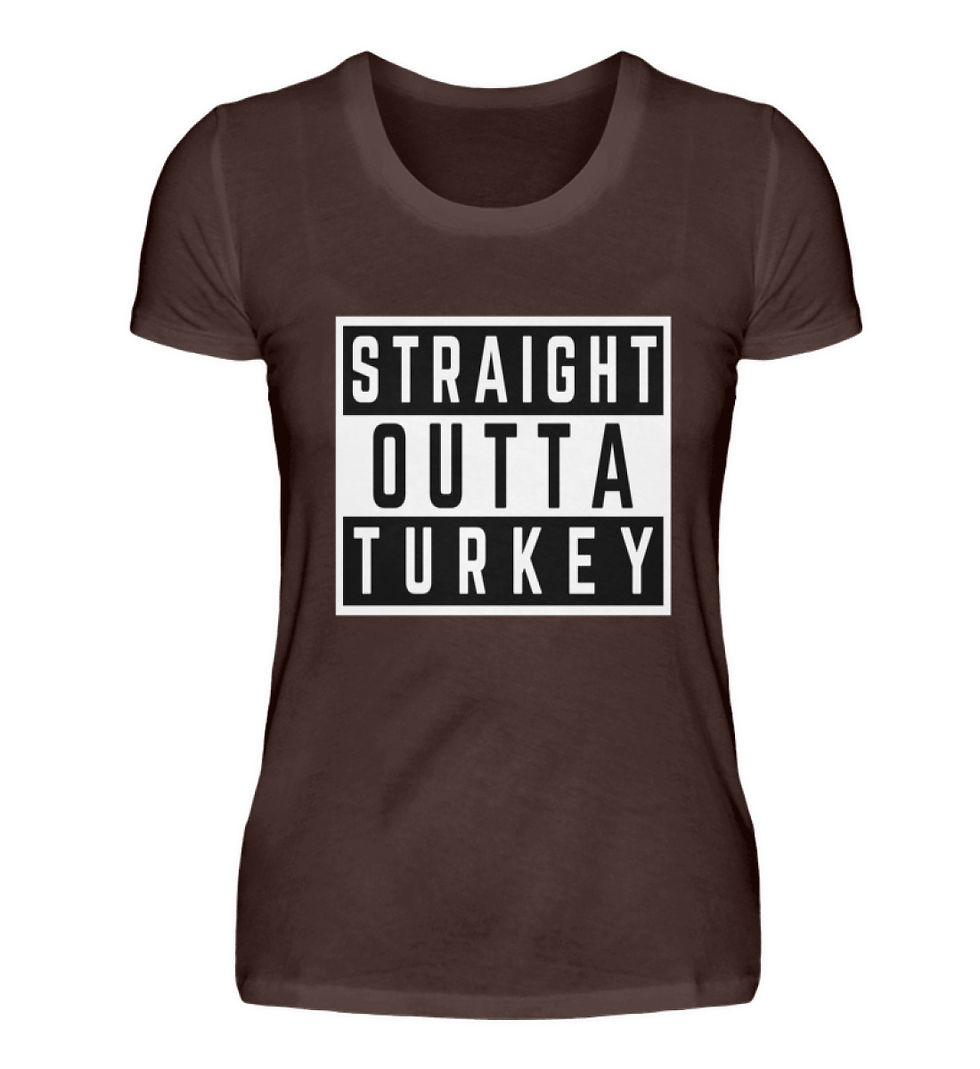 Miniaturbild: "STRAIGHT OUTTA TURKEY" T-Shirt 4Ladies  - Damen Premiumshirt 