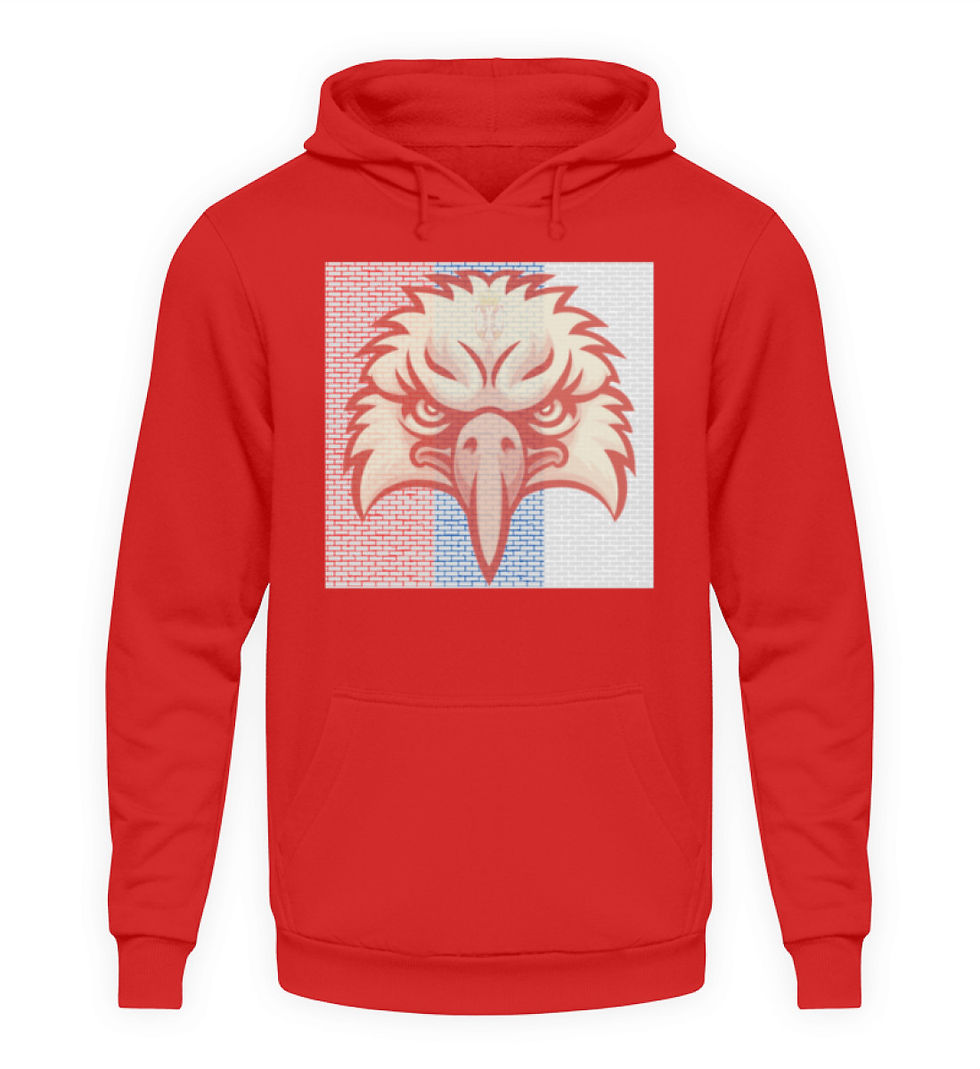 Miniaturbild: Srbija Hudi CCCC Orao  - Unisex Kapuzenpullover Hoodie 