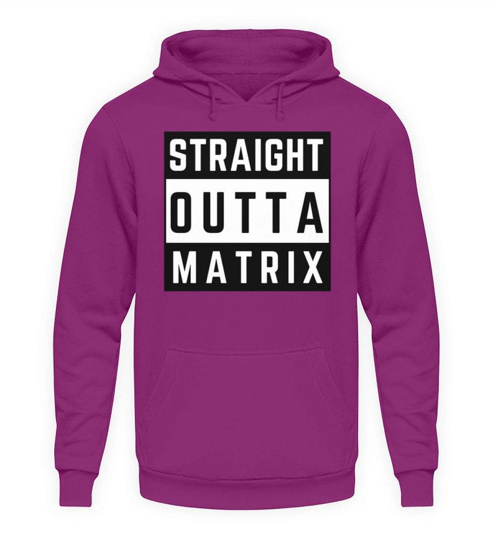 Miniaturbild: STRAIGHT OUTTA MATRIX 4 Ladie´s  - Unisex Kapuzenpullover Hoodie 