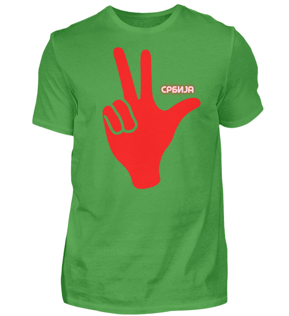 Miniaturbild: "Tri Srbija"  - Herren Premiumshirt 