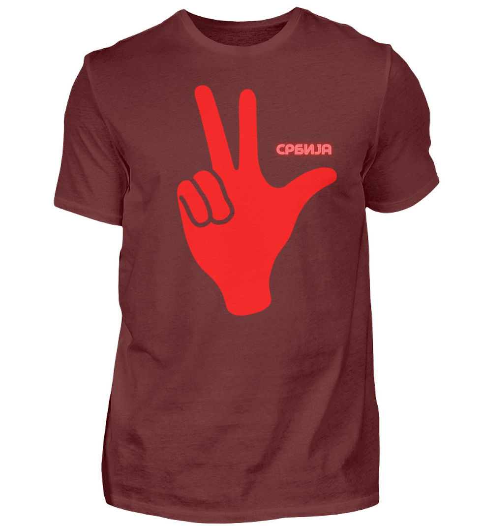 Miniaturbild: "Tri Srbija"  - Herren Premiumshirt 