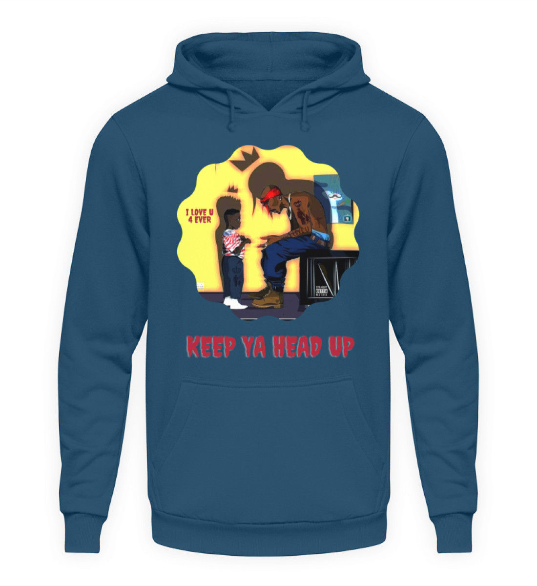Father & Son - KINGZ - KeepYaHeadUp - Unisex Kapuzenpullover Hoodie
