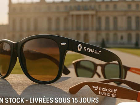 C’est le moment parfait pour briller… avec des lunettes solaires personnalisées !