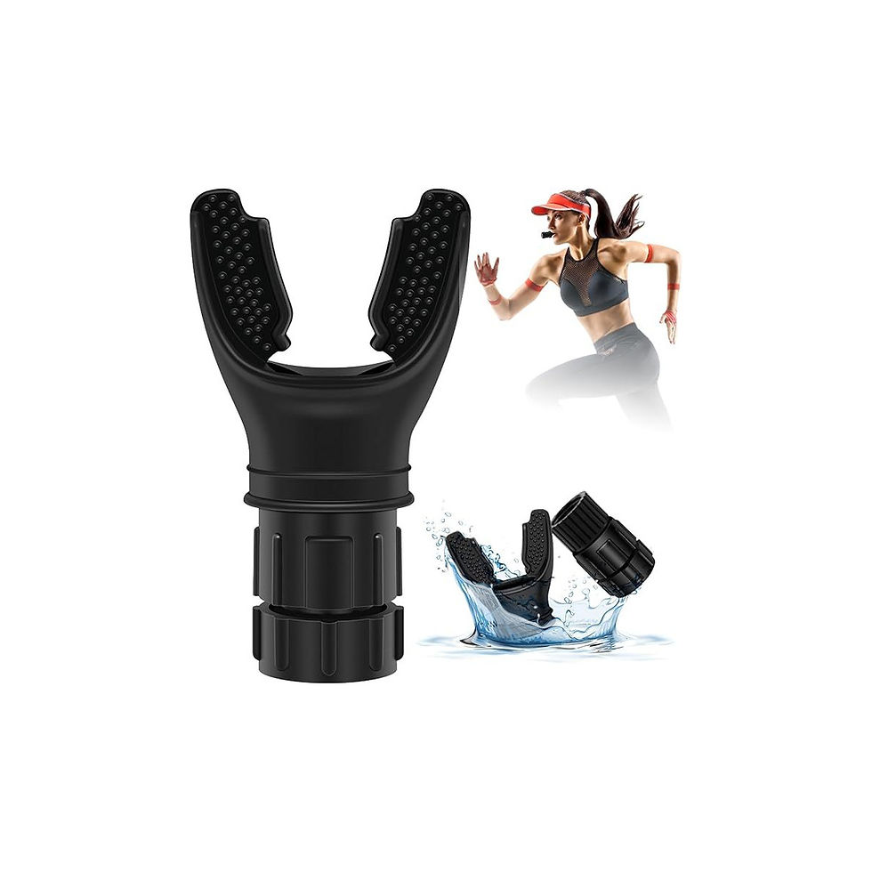 Breathing lung trainer on a white background